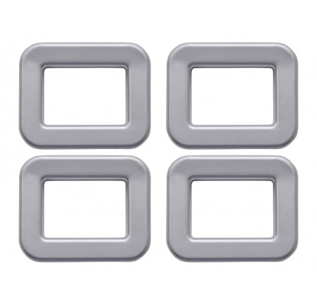 Child Lock Frame Trim Silver Set Of 4 for Discovery Sport