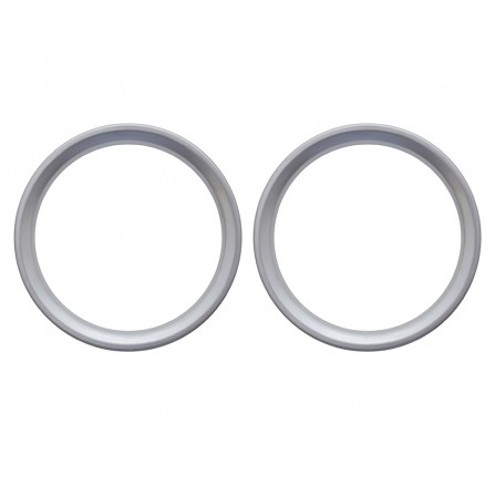 Discovery Sport Front Audio Speaker Ring Silver Pair