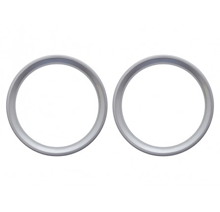 Front Audio Speaker Ring Silver Pair for Discovery Sport