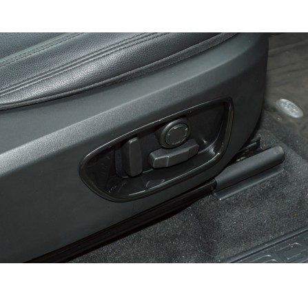 Front Seat Side Frame Kit Black Pair for Discovery Sport