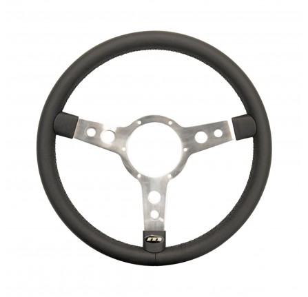 14 Inch Polished Spoke Steering Wheel 3 Spoke