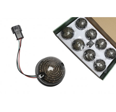 Led Lamp Upgrade Kit Smoked Lens Inc Plinths and Relay 4X Indicators 2X Stop/Tail 2X Side