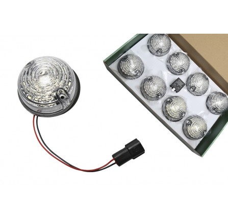 Led Lamp Upgrade Kit Clear Lens Inc Plinths and Relay 4X Indicators 2X Stop/Tail 2X Side