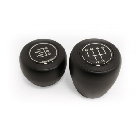 Alloy Black Gear Knob