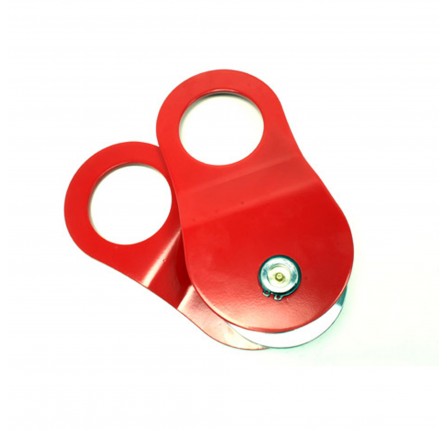 Snatch Block with Grease Fitting - Red