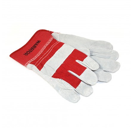 Leather and Cotton Winching Gloves