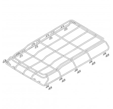 Expedition Roof Rack 90 - Safety Devices 1.9M x 1.2M 30KGS