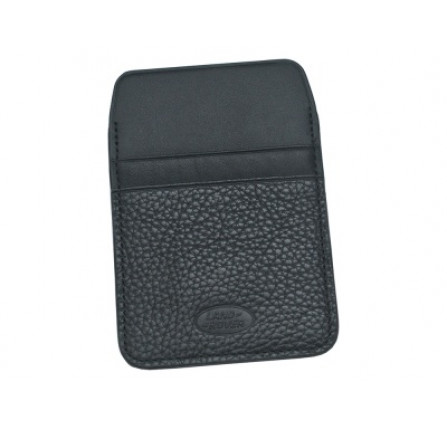 Land Rover Iphone Holder Premium Soft and Supple Fine and Heavy Grained Black Leather Iphone Holder with Alcantara Lining Detail. Suitable for Iphone 3 & 4 with Phone and Credit Card Sections.