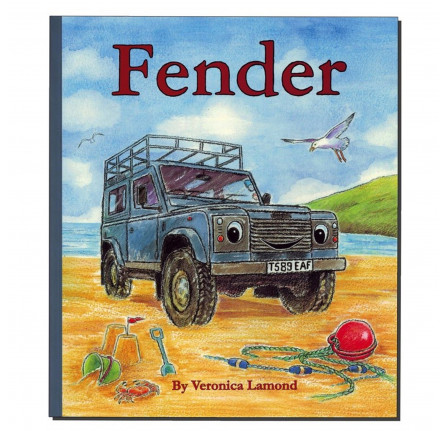 The Story Of Fender The Defender Book Scamp Races Fender Down The Track - They Have Lots Of Things to Doand Lots Of Friends to Meet by Veronica Lamond Excellent Gift for A Land Rover Fan Whatever Their Age