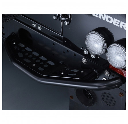 Bowler Defender Rear Step Bumper Black