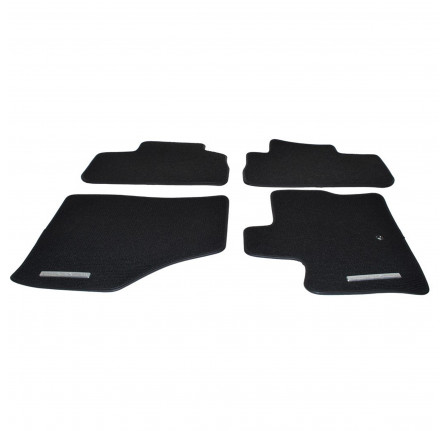 Carpet Mats Ebony LHD Front and Rear Contour Set