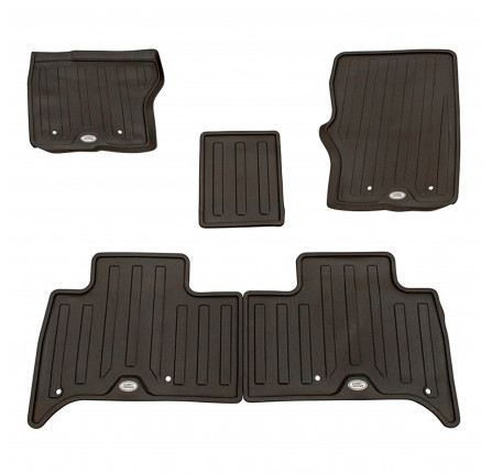 Espresso Rubber Mats Full Set - Discovery 5 LHD