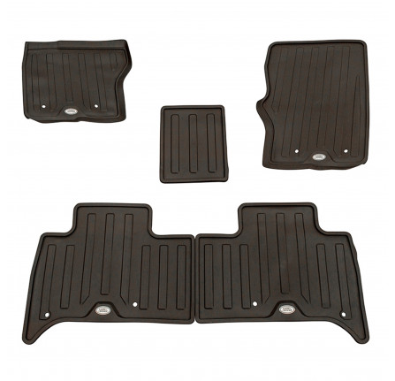 Genuine Espresso Rubber Mats Full Set - Discovery 5 LHD