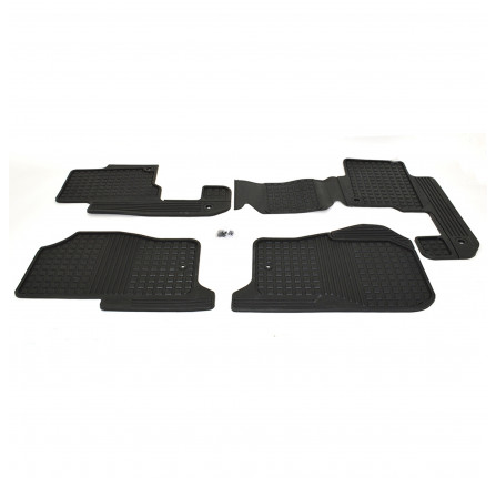 Genuine Rubber Mats Full Set - Discovery 3/4 LHD Front and Rear Contour Set