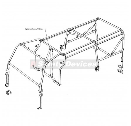 Safety Devices 10 Point External Front/Internal Full Rear Defender 110 Pre 2006