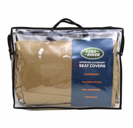2ND Row Seat Covers Almond for Discovery Sport
