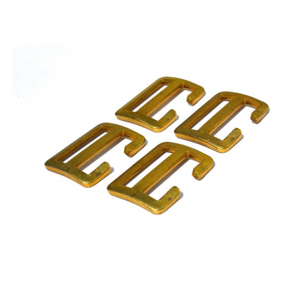 1" Brass Buckles for Canvas Hood Webbing (Genuine) Pack Of 4 1" Brass Buckles for Canvas Hood Webbing (Genuine) Pack Of 4