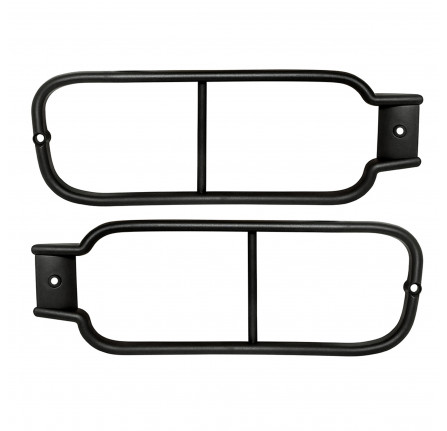 Rear Bumper Lamp Guards Black Plastic Pair from 3A000000