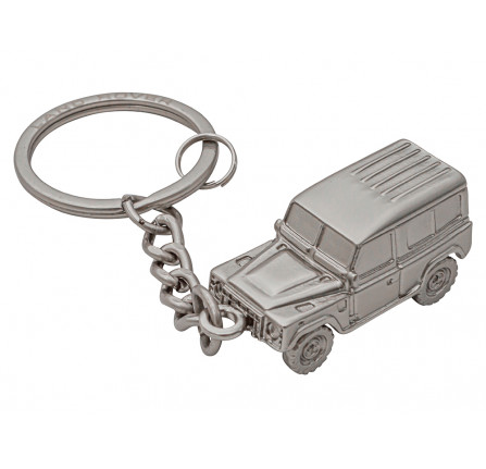 Defender 3D Metal Keyring