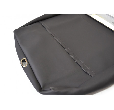 Front Outer Seat Back Cover Grey Vinyl 90/110 <2007 Envelope Type Only
