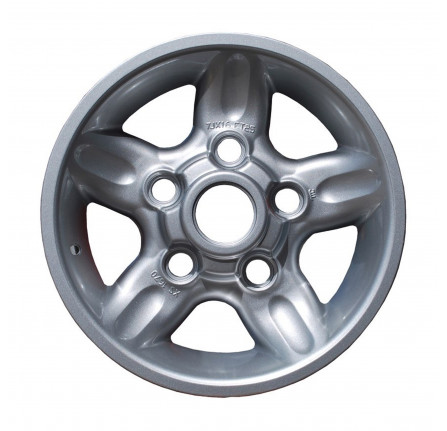7X16 Silver Deep Dish Xs Style Alloy Wheel 5/165
