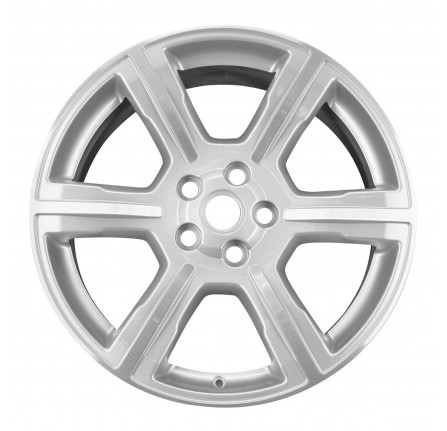 Wheel 8.5 x 20" Diamond Turn 6 Spoke Sparkle Silver