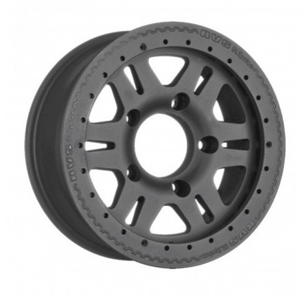 No Longer Available 7X16 Terrafirma Anthracite Alloy Wheel 10mm Offset 1300KG Load Rated Per Rim (Wheel Nuts Inluded) Bead Lock Rings and Bolt Kit Sold Separately