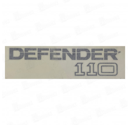 Decal Rear Inch Defender 110 Inch