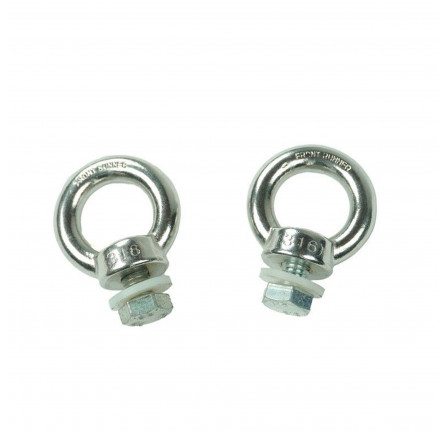 Front Runner Stainless Roof Rack Tie Down Rings Female Pair