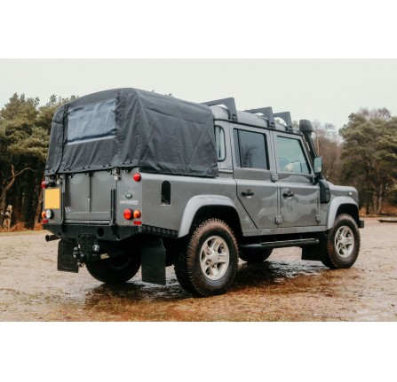 Black Pvc Hood for Defender 110 Crew Cab