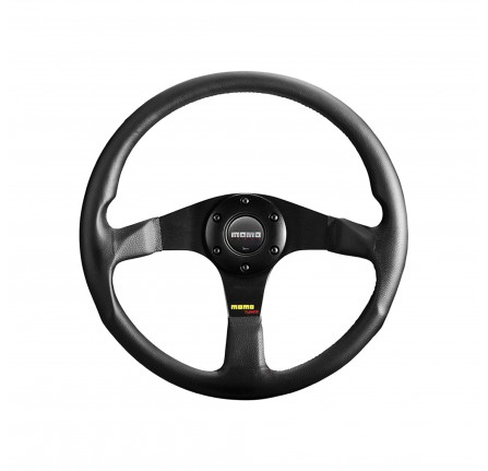 Momo Tuner Steering Wheel Black Leather 350mm