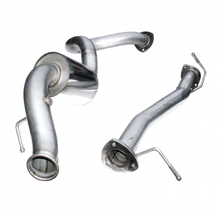 Stainless Steel Exhaust Defender 90 TD5 Middle and Back Section