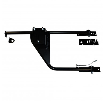 Spare Wheel Carrier with Half Tailgate Door for Defender