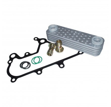 TD5 Oil Cooler Repair Kit - OEM Spec Not The Casting Which Normally Is Perfectly Serviceable, Includes All Hardware Required. Part Of PBC500230 Assembly.