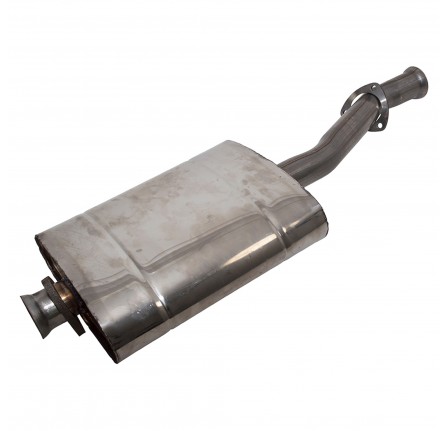 Stainless Steel Front Silencer 110 2.5 Turbo Diesel