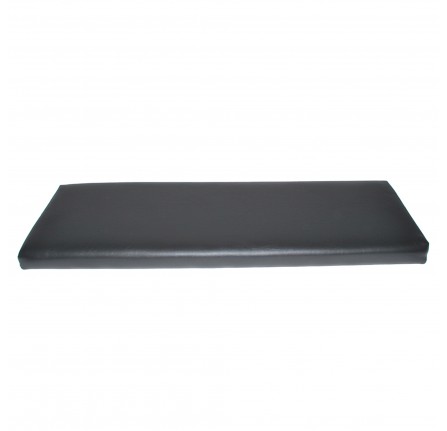 Backrest Bench Black Vinyl