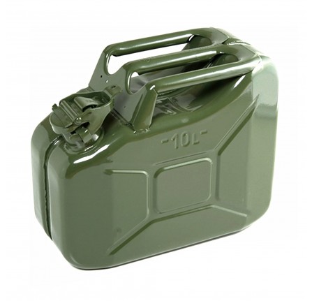 Steel 10L Jerry Can - Green