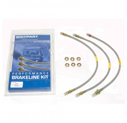 Stainless Braided Brake Hose Kit 90 from XA159807 1999-2004MY Non Abs