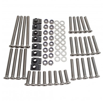 Door Bolt Kit Front & Rear 4 Door Defender Stainless Steel