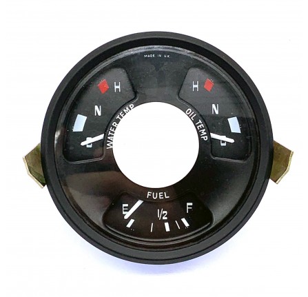 Instrument Cluster with Tank Units and Fittings for Twin Tanks 1979 Onwards