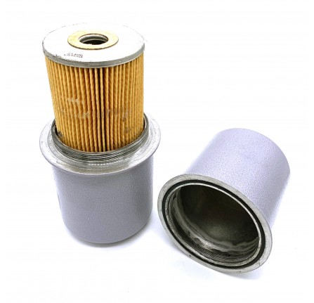 Oil Filter 1948-54 in Aluminium with Changeable Element
