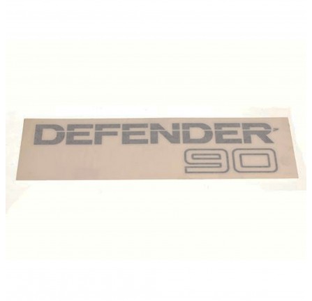 Genuine Black Rear Defender 90 Decal