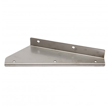 Def 90/110/130 Stainless Mudflap Bracket Front RH