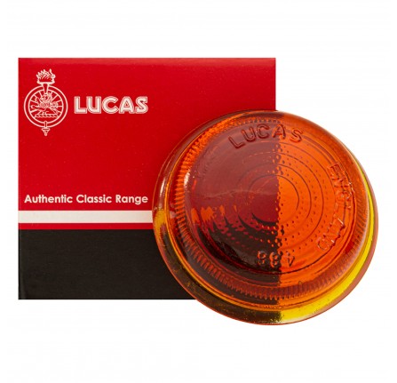 Lucas Glass Lens Amber