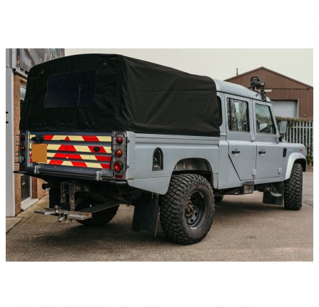 Defender 130 Hi Cap Crew Cab Black Pvc Hood