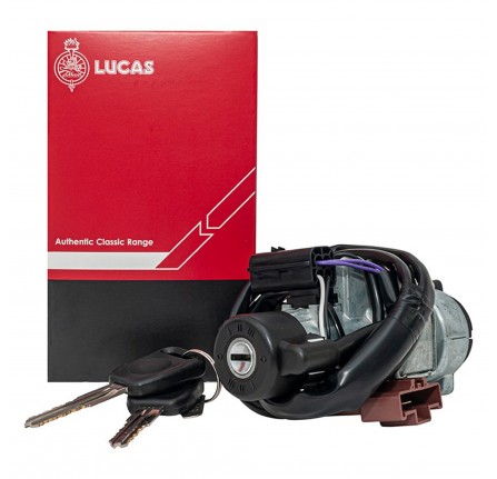 Lucas Steering Column Lock 90-110 Diesel 2.5 NA Diesel and 2.5 Turbo Diesel Red and Black Box