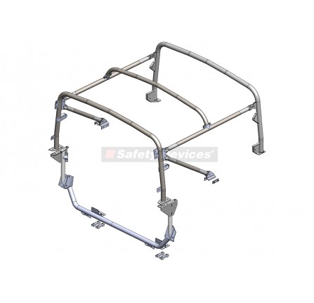 Safety Devices Defender 90 6 Point Roll Cage - Soft Top 2-DOOR (2007-2015)