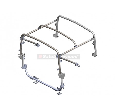 Safety Devices Defender 90 6 Point Roll Cage - Soft Top 2-DOOR (2007-2015)