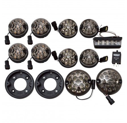 Deluxe Smoked Lens Led Light Kit - Wipac
