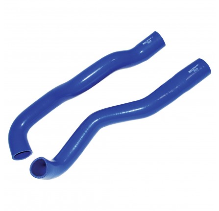 2 Piece Blue Silicone Turbo Hose Kit for Defender 2.4 Puma